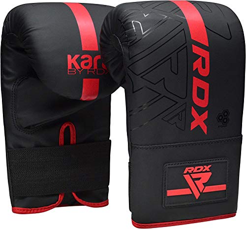 RDX Guantes de Boxeo para Entrenamiento Puñetazos, Maya Hide Cuero Kara Mitones para Saco Boxeo, Kick Boxing, Sparring, Muay Thai, Artes Marciales, MMA, Guantillas para Combate Training, Manoplas