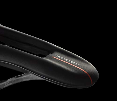 Selle Italia - Sillìn Bicicleta de Carretera SLR Boost Kit Carbonio Superflow, Rail Carbon/Keramic Ø7x9, Sillìn Corto Road Perfomance Fibra-tek Ligero, Comfort