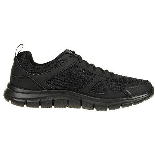 Skechers Track-scloric 52631-bbk, Zapatillas Hombre, Negro (Black 52631/Bbk), 46 EU