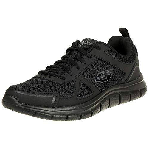 Skechers Track-scloric 52631-bbk, Zapatillas Hombre, Negro (Black 52631/Bbk), 46 EU