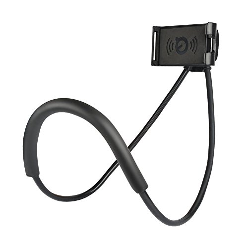 Soporte universal elegante del teléfono móvil, colgante en el soporte del teléfono celular del soporte del cuello, soporte perezoso flexible DIY que rota libre para las funciones múltiples