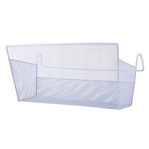Sumnacon 2 cestas de almacenamiento para colgar en la mesita de noche, organizador de cama, organizador de escritorio para el hogar, oficina, escuela, dormitorio, litera