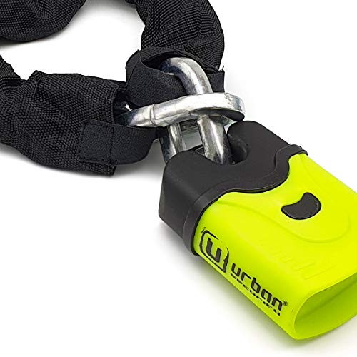 Urban U4K120 Cadena Antirrobo Moto candado Nivel 11, ø10, 120cm, 120 cm