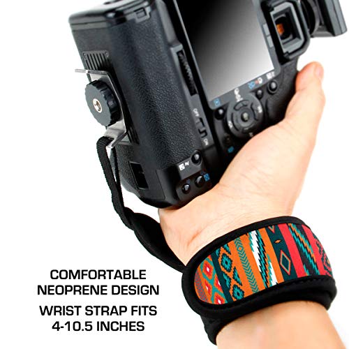 USA GEAR Empuñadura de Muñeca Correa de Mano para Cámara de Fotos Réflex Compatible con Canon,Nikon,Sony,Pentax y Muchas más. Diseño Azteca