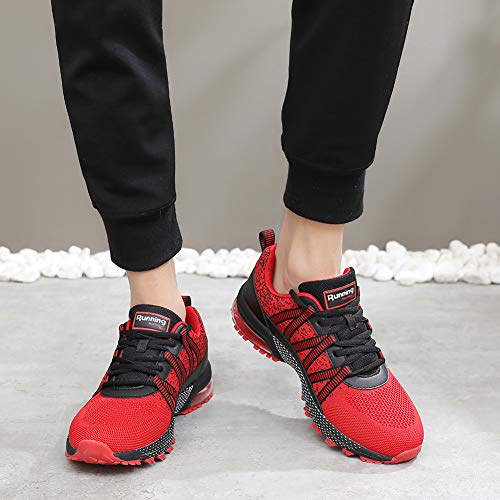 Air Zapatillas Running Mujer Tenis de Deportivas Casual para Correr Gimnasio Bambas Red 35