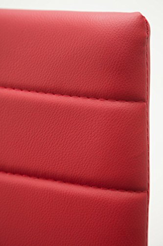 Albatros 2709 Milano Set de 6 sillas de Comedor, Rojo