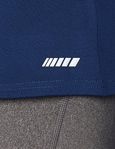 Amazon Essentials 2-Pack Tech Stretch Short-Sleeve V-Neck T-Shirt Athletic-Shirts, Azul Marino (Navy/Orchid), US (EU XS-S)
