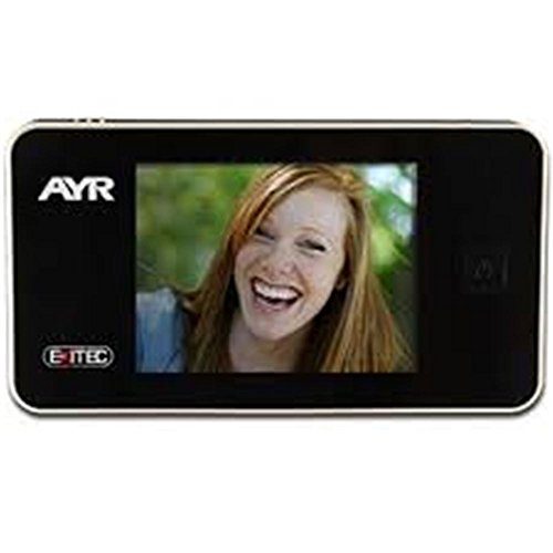 Ayr Exitec 752 - Mirilla Digital (pantalla de 3.2" 38-110 mm, 0.3 Mp), plateado y negro