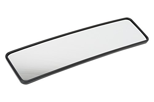 BCCORONA INT40112 Espejo Retrovisor Interior Panorámico Sin Reflejos Universal para vehículo Montaje por Bandas de sujeción, Negro