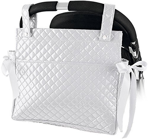 Bolso talega lactancia personalizado con nombre bordado para carro regalo de un babero
