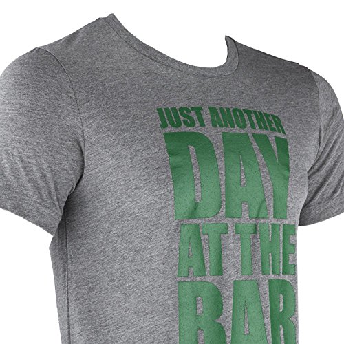 CapitalSports Capital Sports Camiseta de Entrenamiento Masculina Talla S Gris (Diseño Impreso Frontal y Espalda, Resistencia, Ideal Deporte Fitness Cross-Training, Ejercicio Gimnasio o Tiempo Libre,