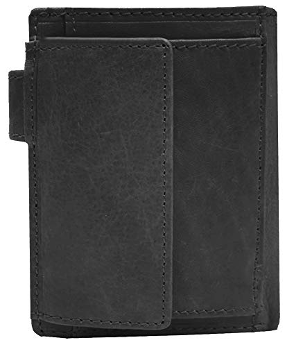 Cartera Billetero Monedero Caballero EL POTRO Piel Color Negro, Ubrique