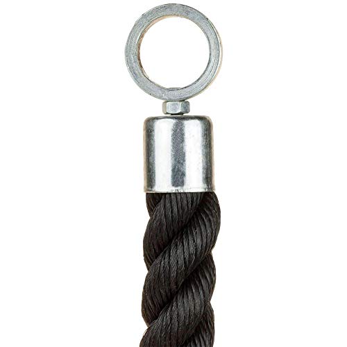 C.P.Sports - Empuñaduras para Cables de Cuerda, Cable de Cable, Barra de polea, Mango de Remo, Barra de tríceps, Cuerda para tríceps, Barra SZ, mosquetón (Cuerda de Triceps con una Sola Mano)