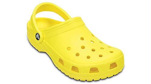 Crocs Classic U, Zuecos Unisex Adulto, Lemon, 39/40 EU