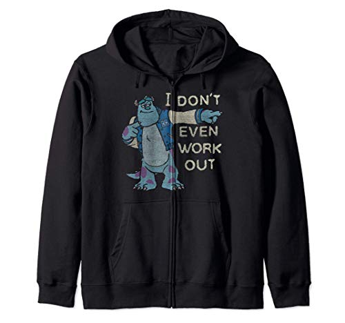 Disney Pixar Monsters Inc. Sully Work Out Sudadera con Capucha