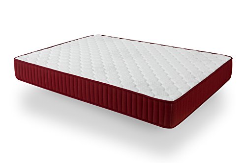 Dormio DZ21150200I Zafiro - Colchón viscoelástico, Blanco, 150 x 200 x 21 cm
