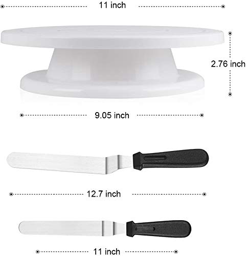 EEM Plato para Pastel Soporte Giratorio para Pastel Plato Giratorio Decoración para Pasteles Plato Giratorio