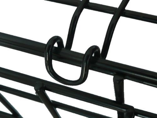 Ellie-Bo Deluxe Extra Fuerte 2 Puerta Plegable Perro Perrito de la Jaula con Cama de Matrimonio Oveja sintética Grande