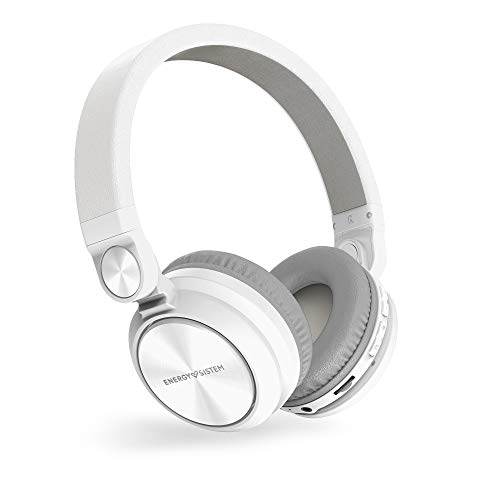 Energy Sistem Headphones BT Urban 2 Radio White (Auriculares inalambricos, Reproductor MP3 microSD, Radio, Bluetooth)