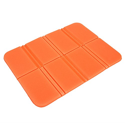 Estera Espuma Plegable Colchoneta de Asiento Estera de Silla Impermeable Estera picnic ( Color : Naranja )