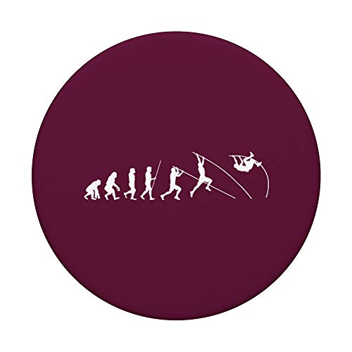 Evolución del salto con pértiga los atletas de pista y campo PopSockets PopGrip: Agarre intercambiable para Teléfonos y Tabletas