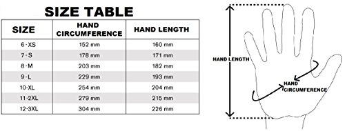 Guantes de Trabajo (12 Pares) - Guantes Antideslizantes sin Costura - Cómodo de Usar, Ideal para Reparaciones, Industria automotriz, Acabado, Servicio de Coche, Taller (6, Negro)
