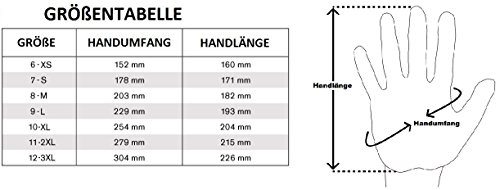 Guantes de Trabajo (12 Pares) - Guantes Antideslizantes sin Costura - Cómodo de Usar, Ideal para Reparaciones, Industria automotriz, Acabado, Servicio de Coche, Taller (6, Negro)