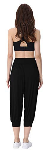 Hoerev F0017A05_Blue_XS - Pantalones para Mujer, Color Negro, Talla Small