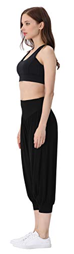 Hoerev F0017A05_Blue_XS - Pantalones para Mujer, Color Negro, Talla Small