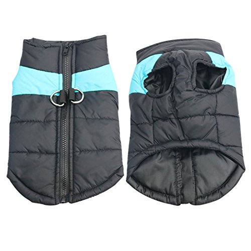 Idepet (TM Abrigo aprueba de Agua de Perro para Invierno Ropa para Perros pequeños medianos y Grandes Mascotas Tallas S M L XL XXL 3XL 4XL 5XL