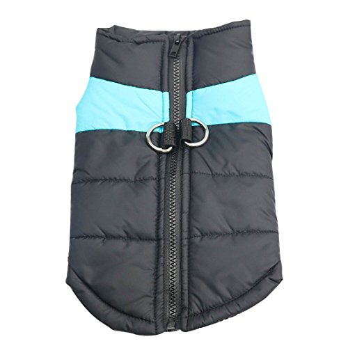 Idepet (TM Abrigo aprueba de Agua de Perro para Invierno Ropa para Perros pequeños medianos y Grandes Mascotas Tallas S M L XL XXL 3XL 4XL 5XL