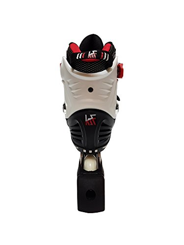 KRF Freeskate First Patines en línea, Hombre, Negro/Rojo, S (28-31)