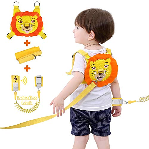 Lehoo Castle Correa para Niños Seguridad, 2-en-1 Ajustable Arnés de Bebe, Correa para Niños Antiperdida Arnes Niños, Arnés de Seguridad para Caminar Niños