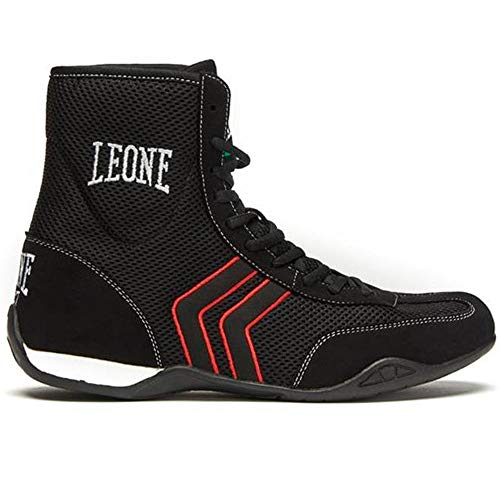 Leone 1947 - Cl188 - Botines de Boxeo Unisex para Adultos, Unisex Adulto, CL188, Negro, 40 EU