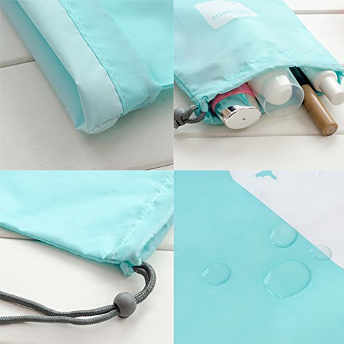 LZYMSZ 8 Piezas Nylon Lazo Bolsa Ropa Impermeable Bolso Viaje Bolsa Sucia Cable Bolsa ZapatosBolsa (8-PCS)