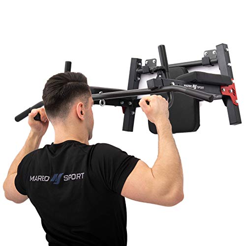 Marbo Sport La estación de inmersión Multifuncional/Barra de tracción para Montaje en Pared (2 en 1) MH-U205 | Made in EU