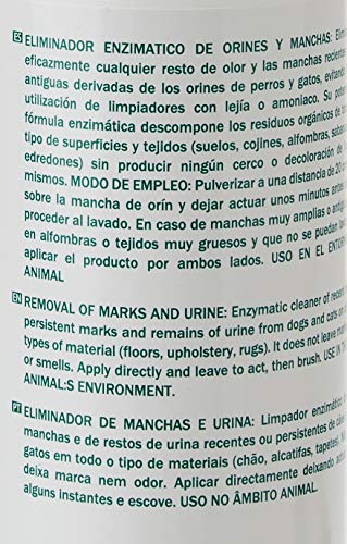 MENFORSAN Eliminador Enzimático de Orines y Manchas Mascotas - 500 ml