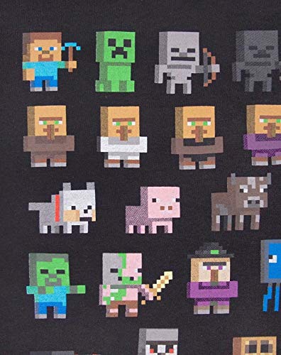 Minecraft - Camiseta para niño - Minecraft - Negro - 14 - 15 Años