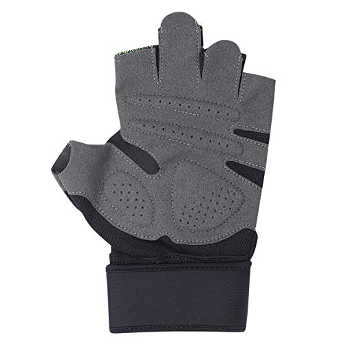 Nike - Guantes de Fitness para Hombre, Color Negro, Amarillo y Blanco