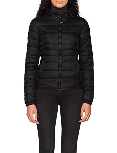 Only Onltahoe Hood Jacket Otw Noos Chaqueta, Negro (Black Black), Small para Mujer