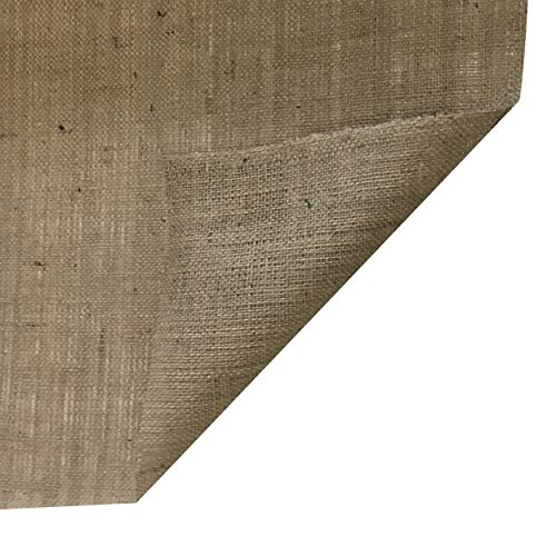 Panini Tessuti - Tela de yute de fibra natural - Retales de 2, 5 o 10 m x 1,40 m de altura
