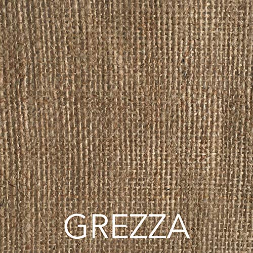 Panini Tessuti - Tela de yute de fibra natural - Retales de 2, 5 o 10 m x 1,40 m de altura