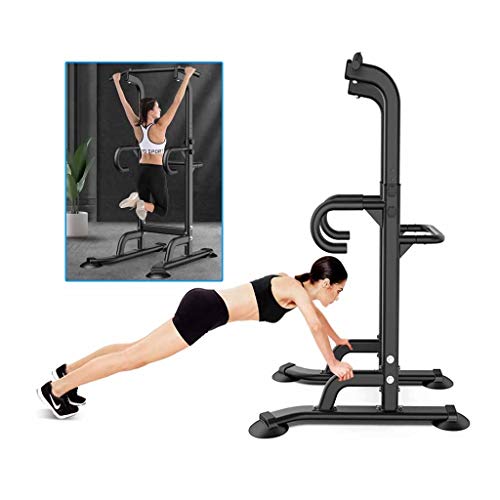 Pull-ups horizontal de la barra de interior pull-ups aparatos de ejercicios multifuncional barras paralelas individuales y dobles marco varilla de estirado ( Color : Black , Size : 91*73*230cm )