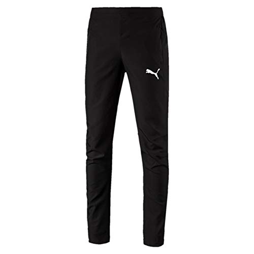 PUMA Liga Sideline Pantalones, Hombre, Azul (Peacoat/White), XL
