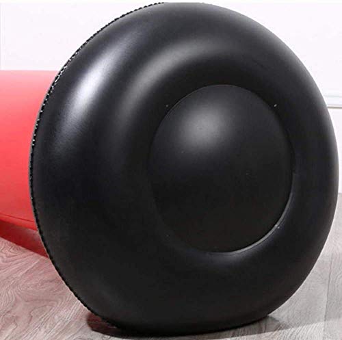 qiuqiu Saco de Boxeo autoportante Anti-frustración Soporte de Boxeo autoportante para niños Saco de Boxeo para inflar 160 cm de Altura Rojo y Negro-Red