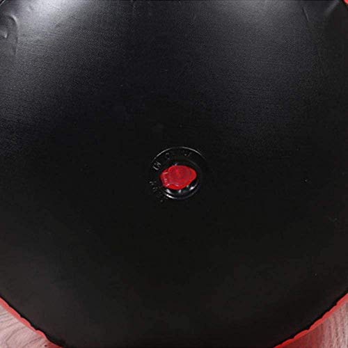 qiuqiu Saco de Boxeo autoportante Anti-frustración Soporte de Boxeo autoportante para niños Saco de Boxeo para inflar 160 cm de Altura Rojo y Negro-Red