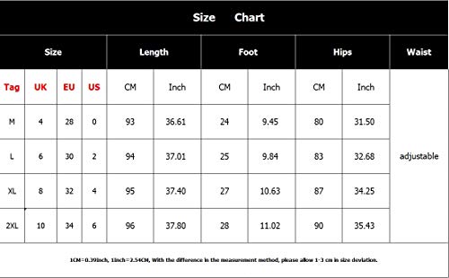 Shaoyao Mujeres Embarazadas Pantalones Elásticos Suaves Leggings Jeans, Circunferencia de Cintura Ajustable Vaqueros Azul Etiqueta XL/EU 32