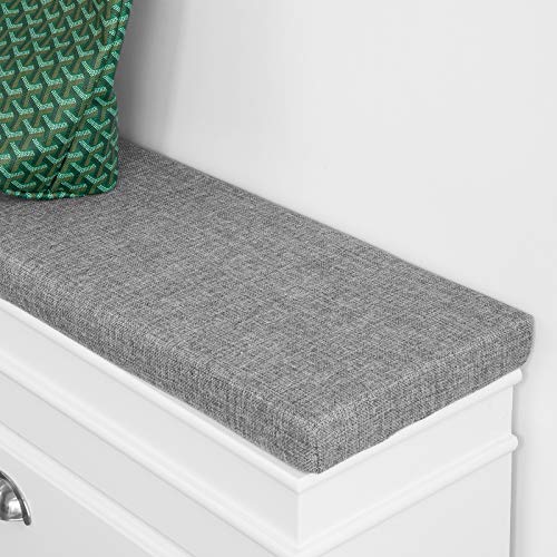 SoBuy FSR82-L-W Banco Zapatero con 1 Cajón Organizador para Zapatos 75 x 24 x 51 cm ES