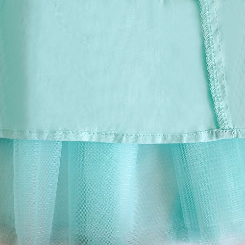 Sunny Fashion Chicas Falda Azul Corazón Lentejuelas Espumoso Tutu Bailando 7-8 años