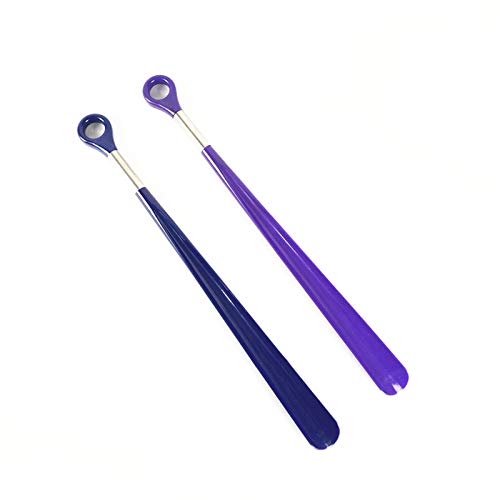 XYJNN Cuernos largos para zapatos para hombre de 49 cm de mango largo calzador de plástico para el hogar | Adecuado para los ancianos calzadores (color: azul, tamaño: 49 x 4 cm)